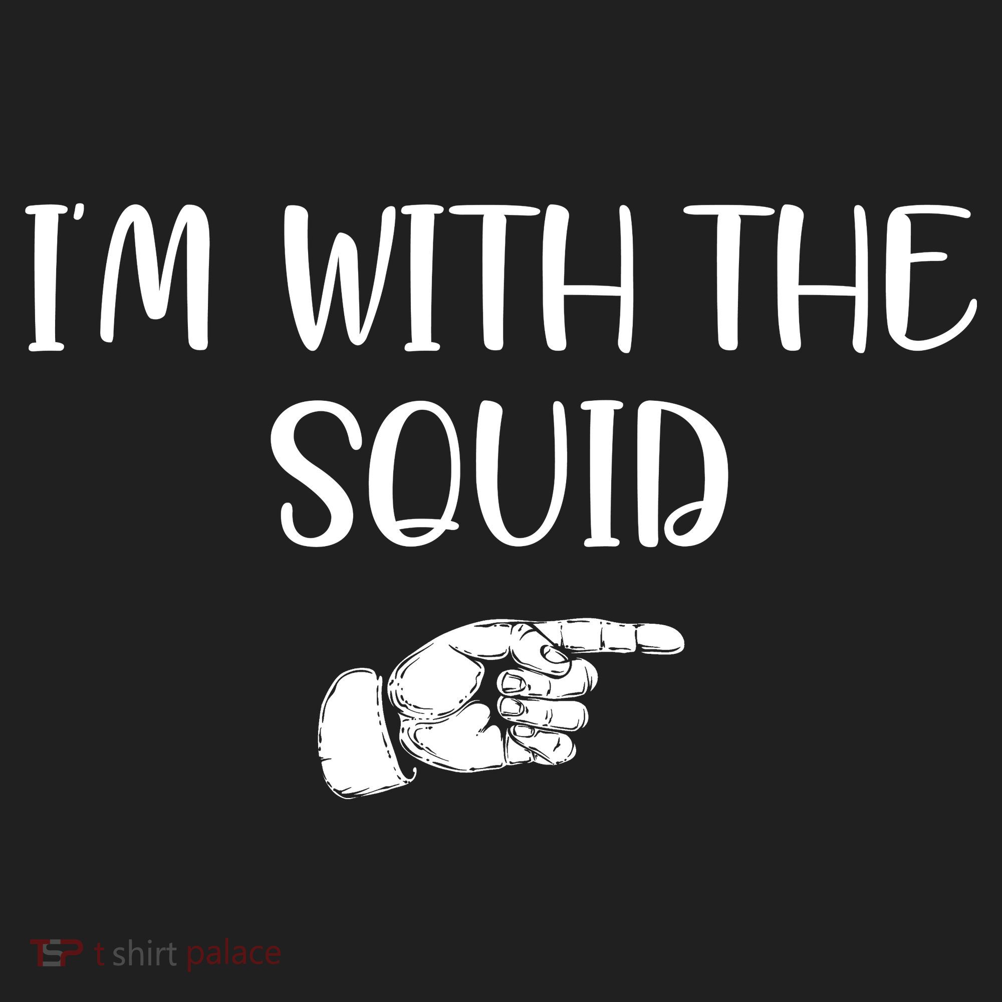 Im With The Squid Golf Towel