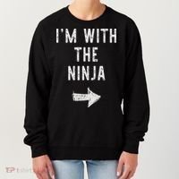 I'm With The Ninja Costume Halloween Matching Couple Women's Sweatshirt thumb 0
