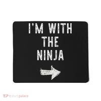 I'm With The Ninja Costume Halloween Matching Couple Mousepad thumb 0