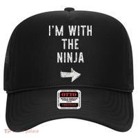 I'm With The Ninja Costume Halloween Matching Couple Hat thumb 0