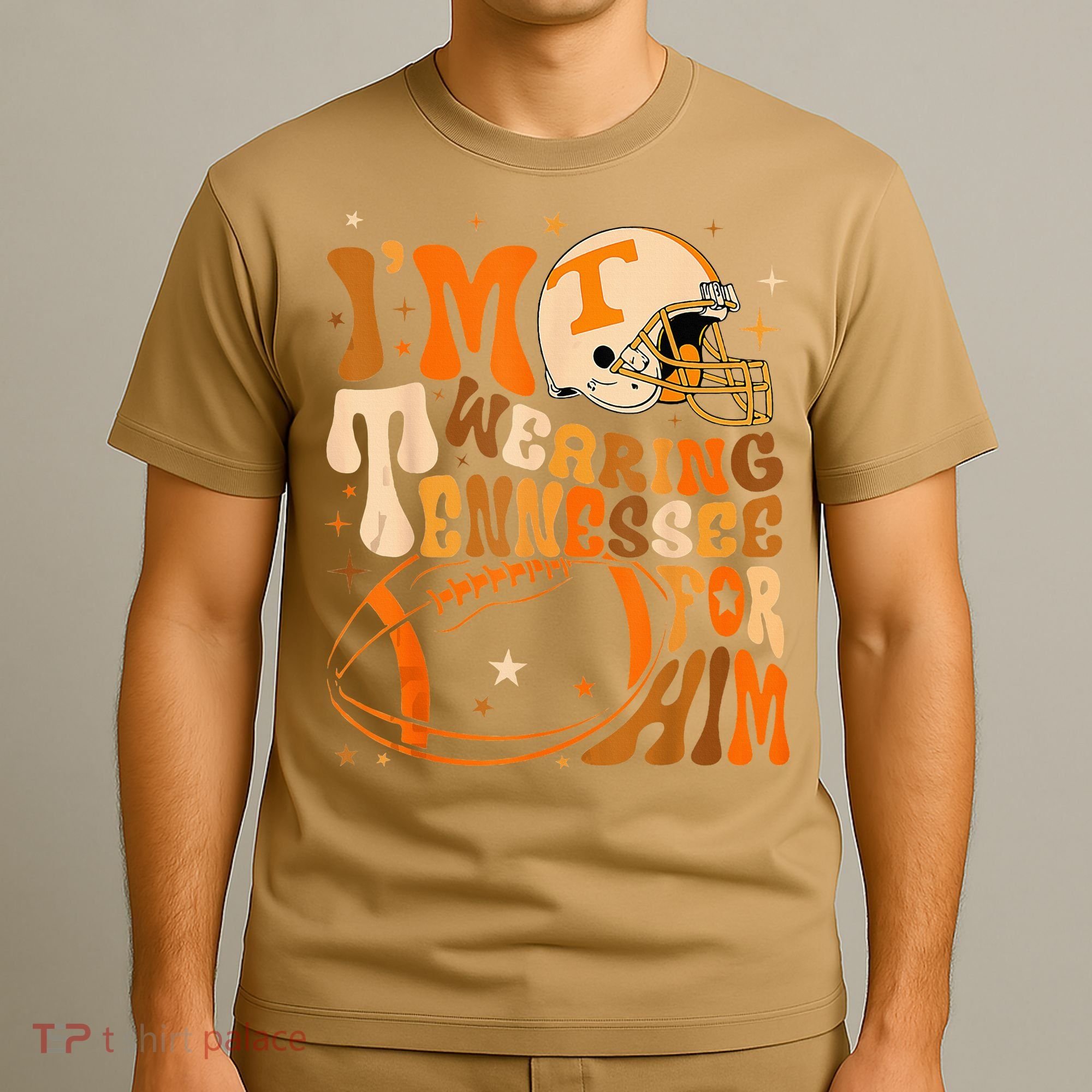 Im Wearing Tennessee Orange For Him Tennessee Football T-Shirt