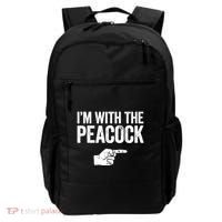 I'm With The Peacock Matching Peacock Shirts Backpack thumb 0