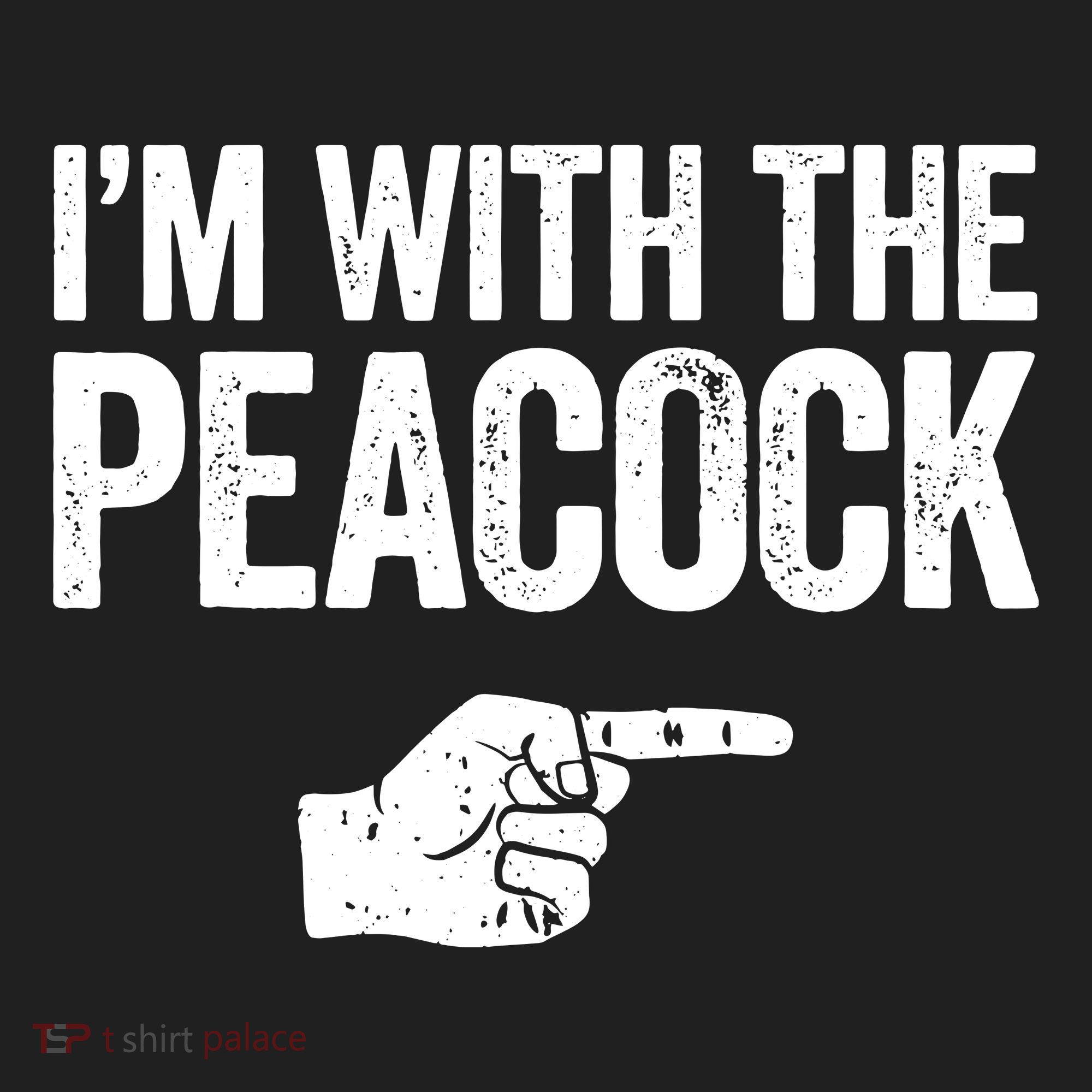I'm With The Peacock Matching Peacock Shirts Tumbler