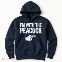 I'm With The Peacock Matching Peacock Shirts Hoodie thumb 0