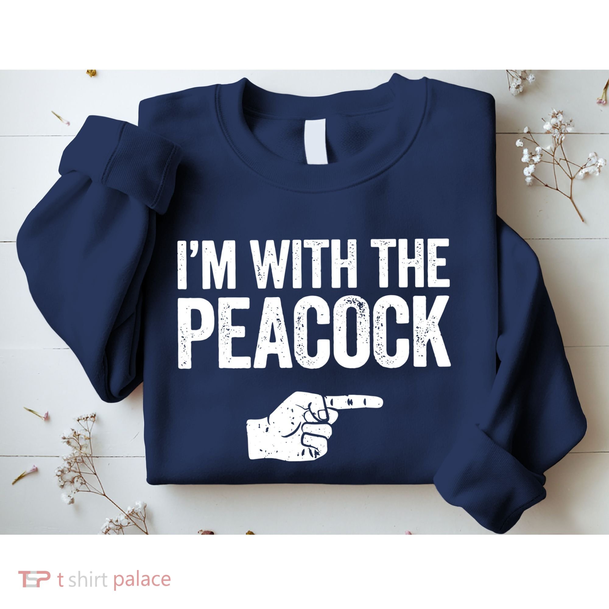 I'm With The Peacock Matching Peacock Shirts Sweatshirt