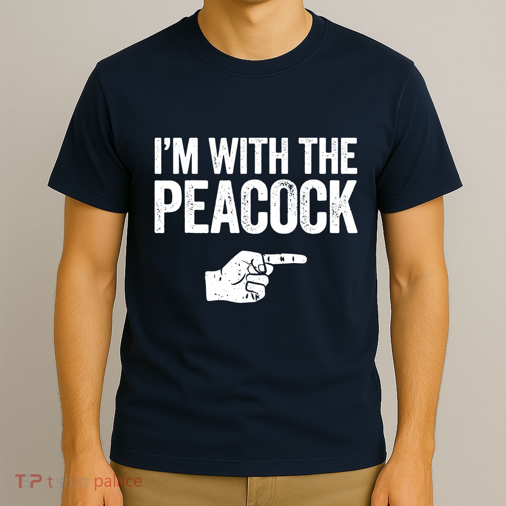 I'm With The Peacock Matching Peacock Shirts T-Shirt