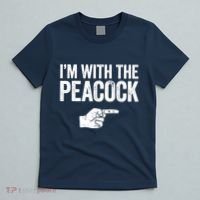 I'm With The Peacock Matching Peacock Shirts T-Shirt thumb 5