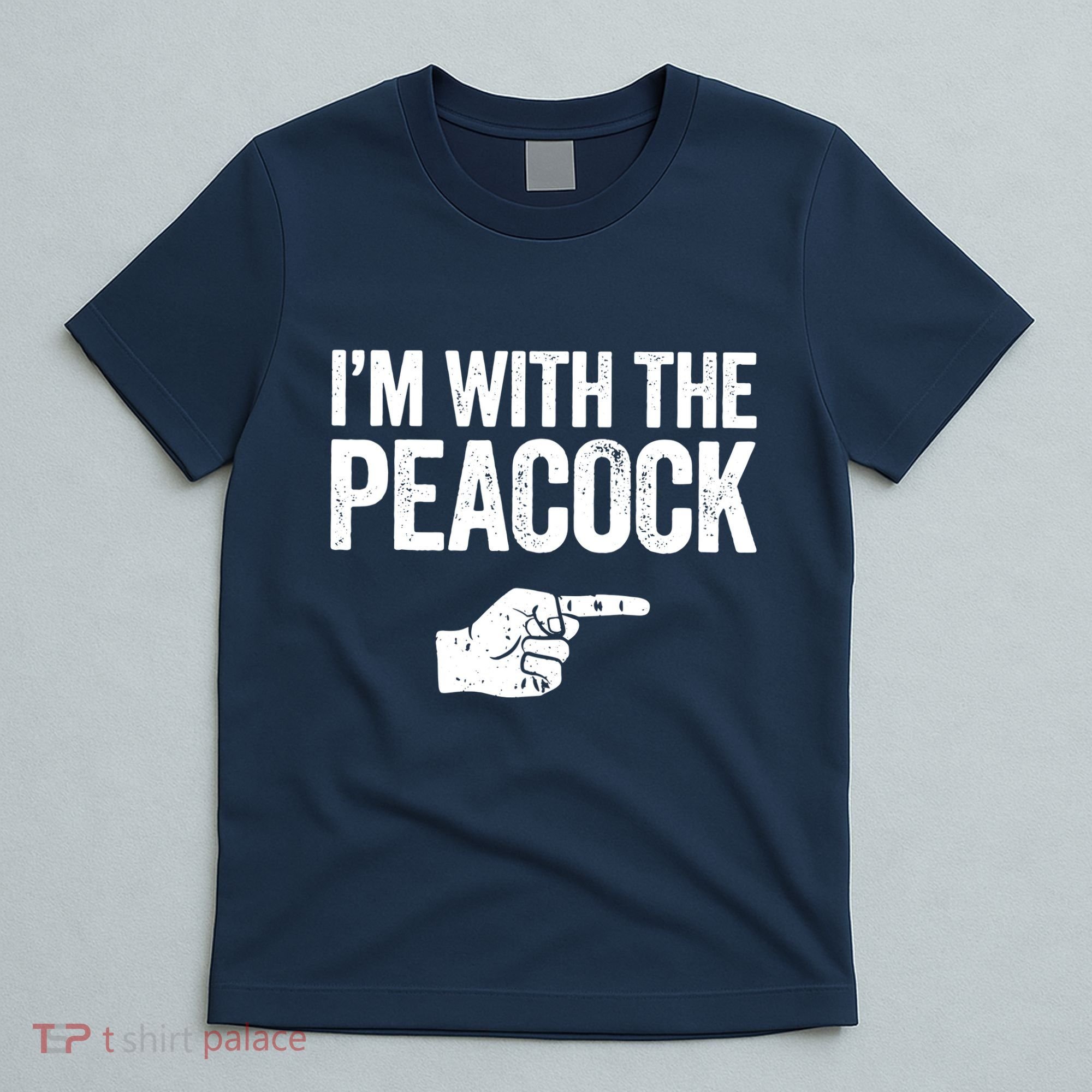 I'm With The Peacock Matching Peacock Shirts T-Shirt