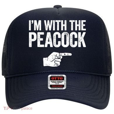 I'm With The Peacock Matching Peacock Shirts Hat