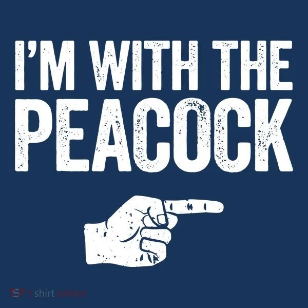 I'm With The Peacock Matching Peacock Shirts Toddler Hoodie