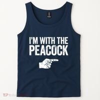 I'm With The Peacock Matching Peacock Shirts Tank Top thumb 2