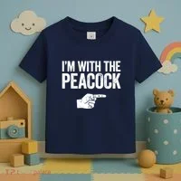 I'm With The Peacock Matching Peacock Shirts Toddler T-Shirt thumb 3