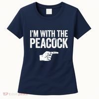 I'm With The Peacock Matching Peacock Shirts Women's T-Shirt thumb 0