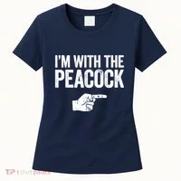I'm With The Peacock Matching Peacock Shirts Women's T-Shirt thumb 0