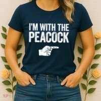 I'm With The Peacock Matching Peacock Shirts Women's T-Shirt thumb 2