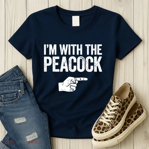 I'm With The Peacock Matching Peacock Shirts Women's T-Shirt
