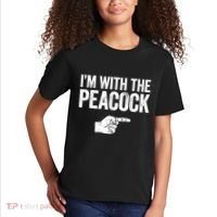 I'm With The Peacock Matching Peacock Shirts Kids T-Shirt thumb 2
