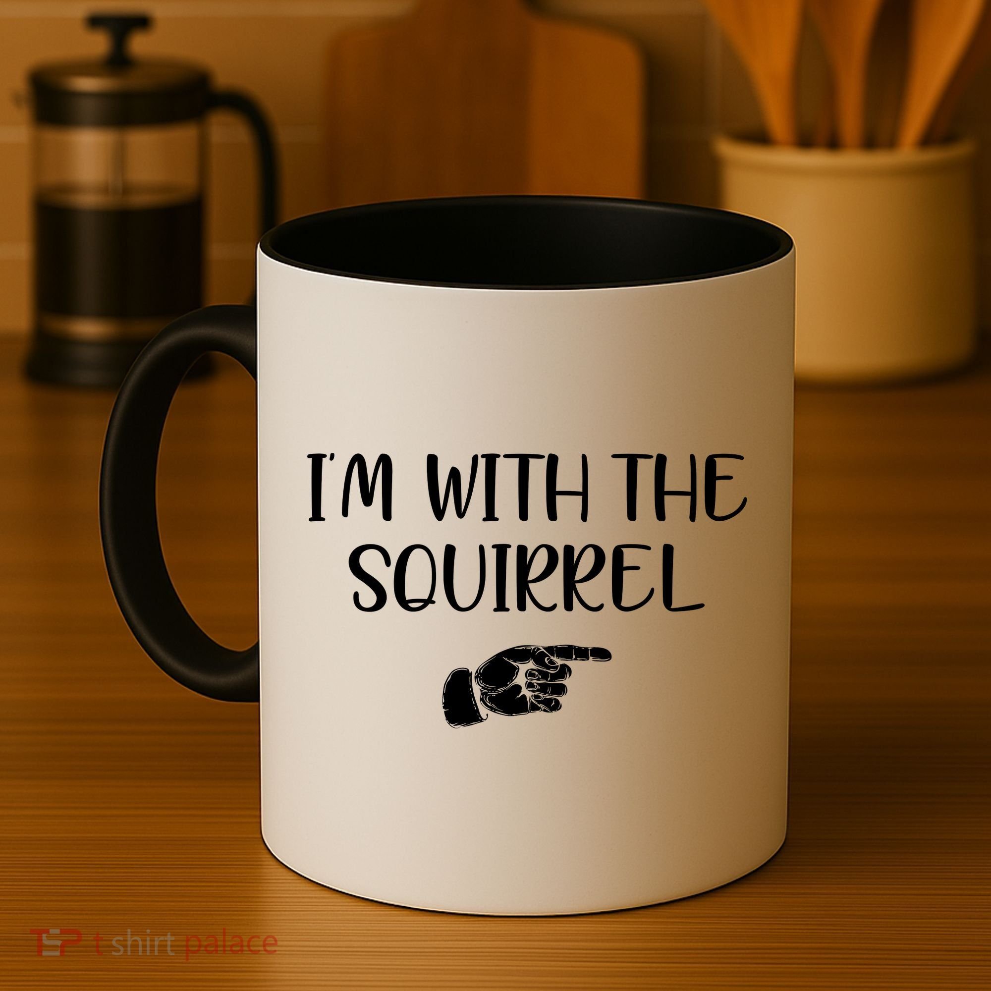 Im With The Squirrel Coffee Mug