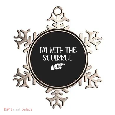 Im With The Squirrel Ornament