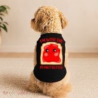 Im With The Peanut Butter Cute Couple Peanut Butter Jelly Doggie Tank thumb 2