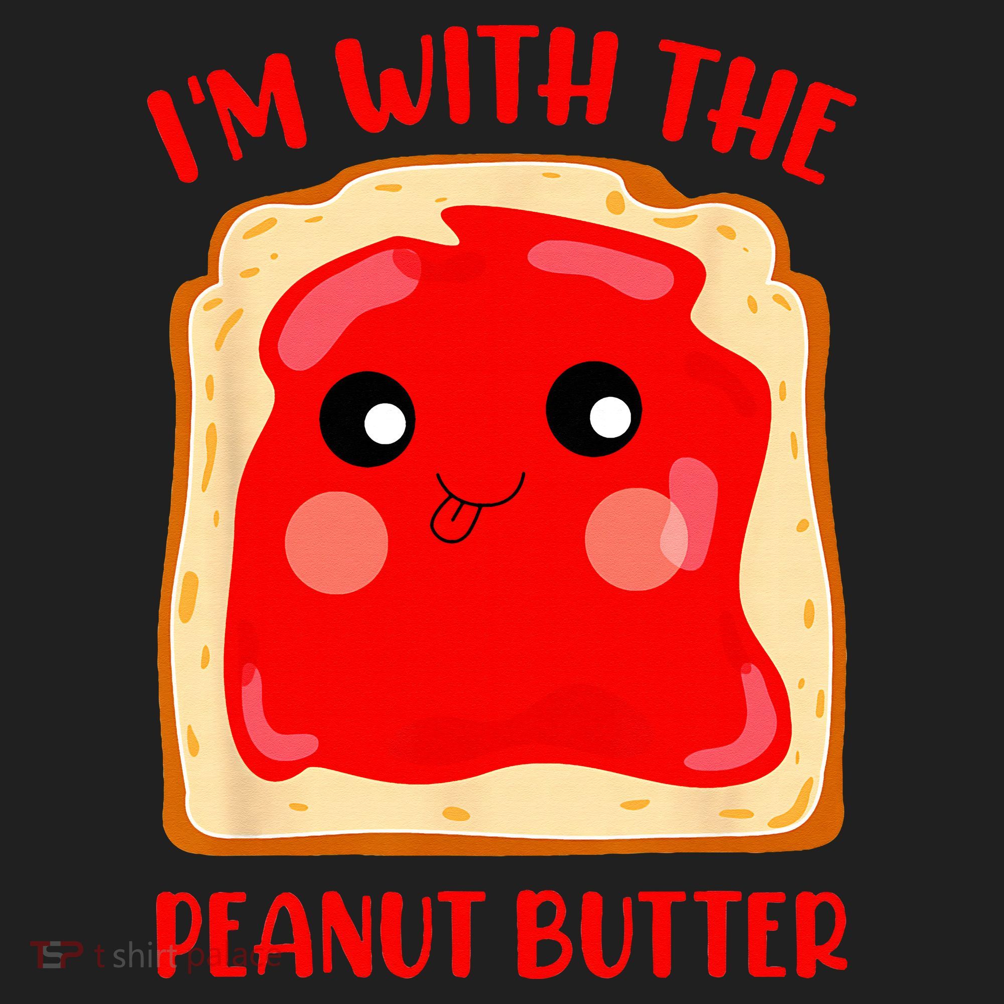 Im With The Peanut Butter Cute Couple Peanut Butter Jelly Tumbler