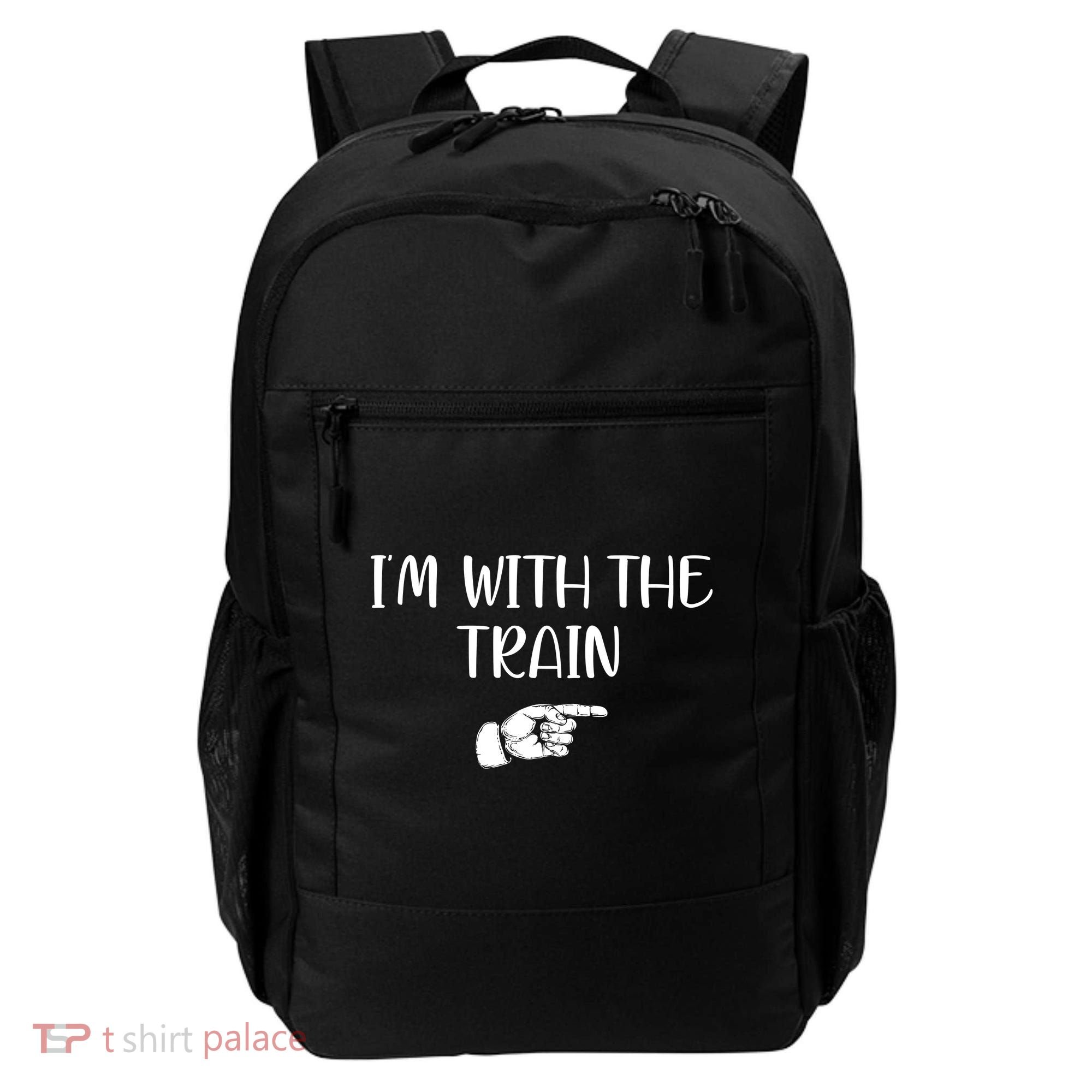 Im With The Train Backpack