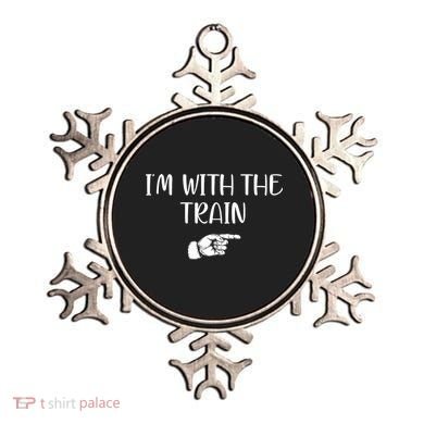 Im With The Train Ornament