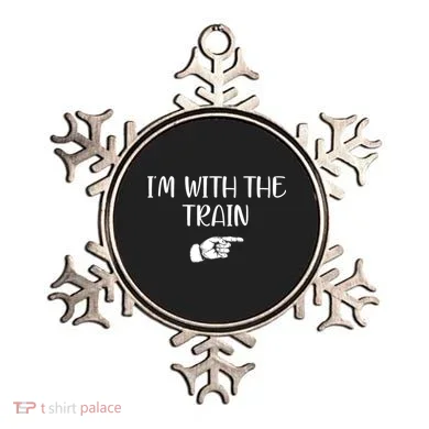 Im With The Train Ornament