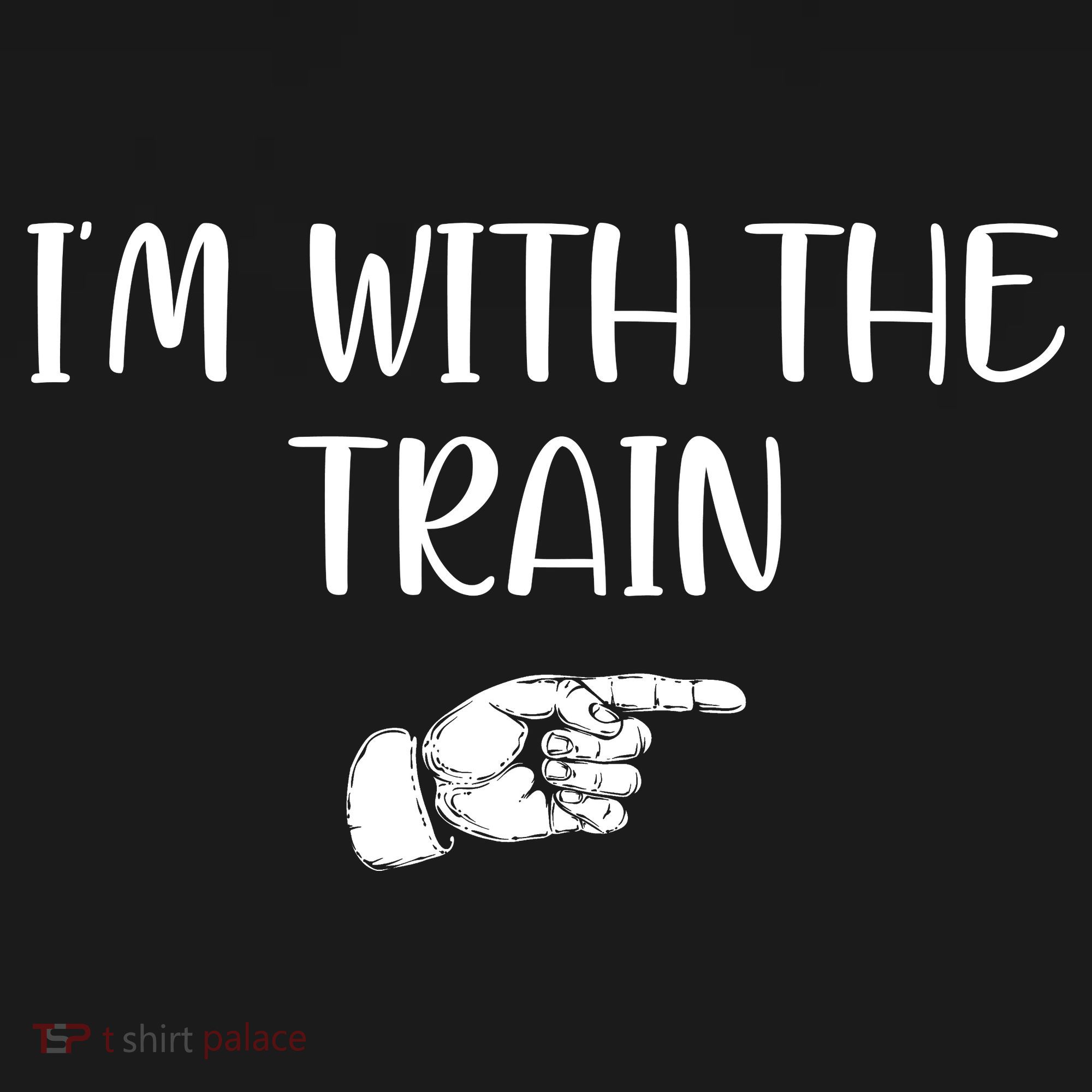 Im With The Train Ornament