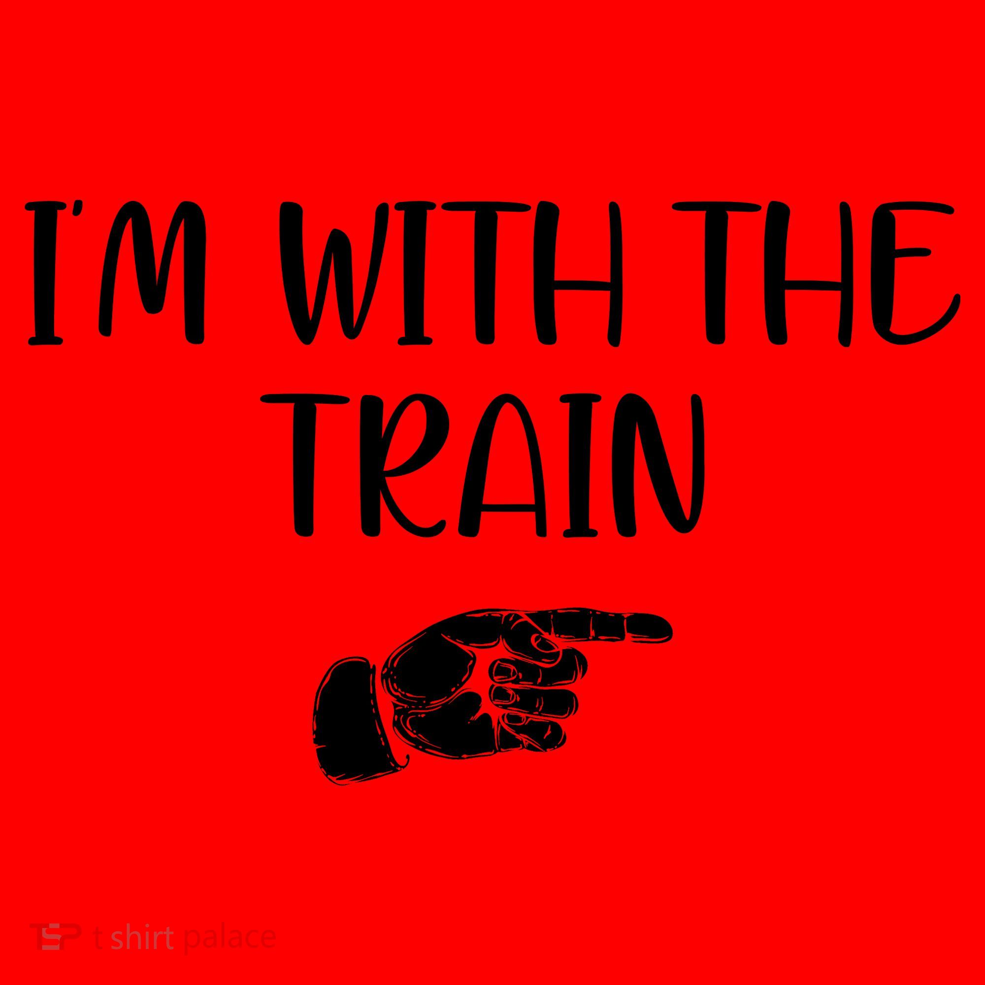 Im With The Train Santa Hat