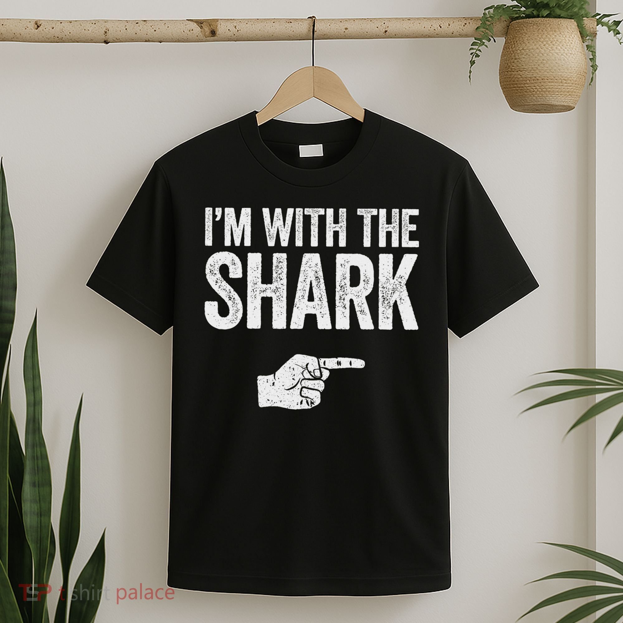I'm With The Shark Matching Shark Costume T-Shirt