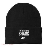 I'm With The Shark Matching Shark Costume Beanie thumb 0