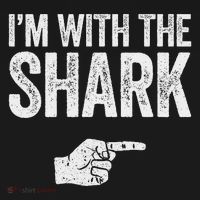 I'm With The Shark Matching Shark Costume Women's Hoodie thumb 2