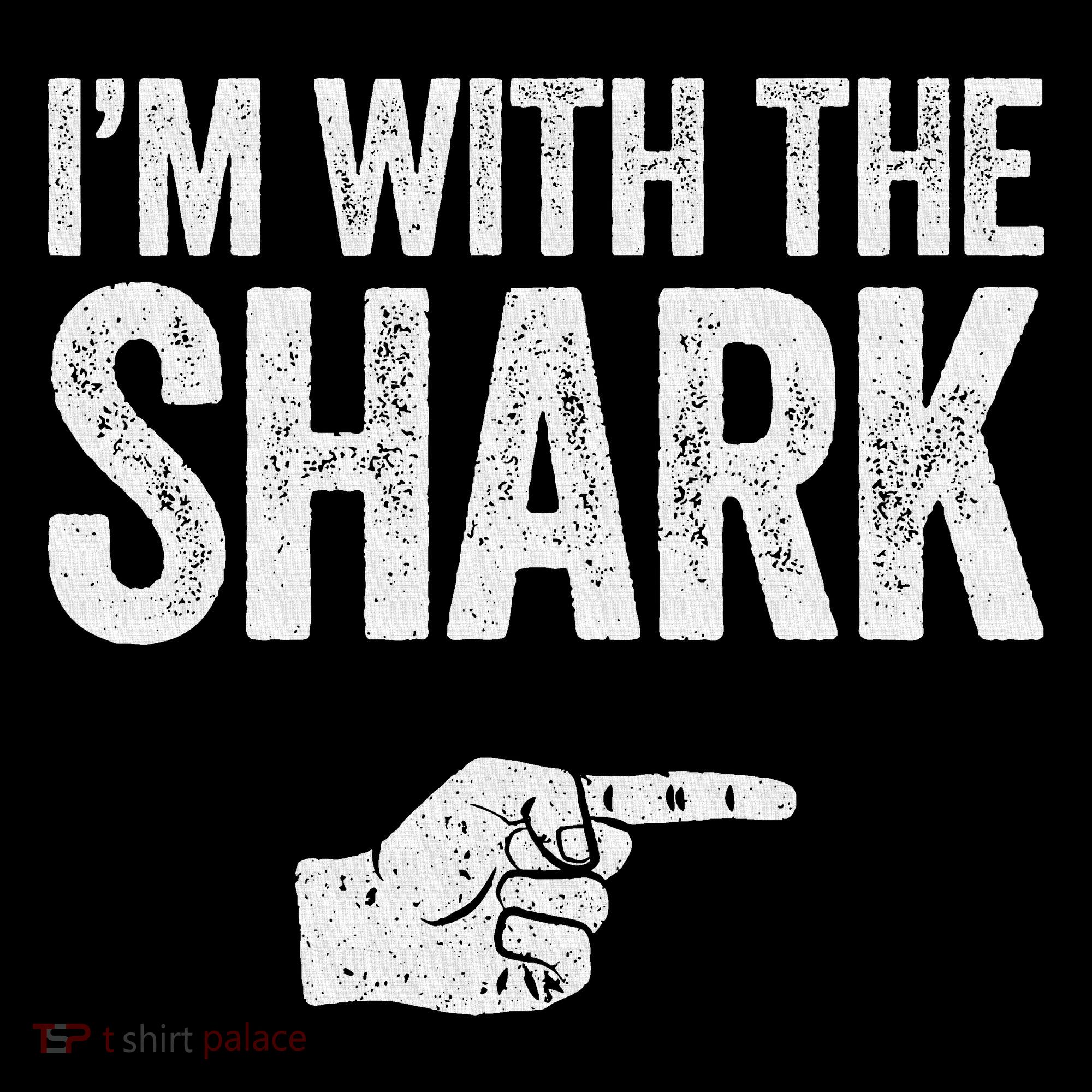 I'm With The Shark Matching Shark Costume Women's Hoodie