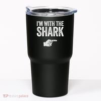 I'm With The Shark Matching Shark Costume Tumbler thumb 0