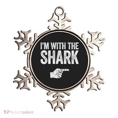 I'm With The Shark Matching Shark Costume Ornament