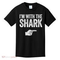 I'm With The Shark Matching Shark Costume Kids T-Shirt thumb 0