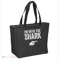 I'm With The Shark Matching Shark Costume Tote Bag thumb 2