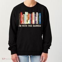 I'm With The Banned Read Banned Books Women's Sweatshirt thumb 0