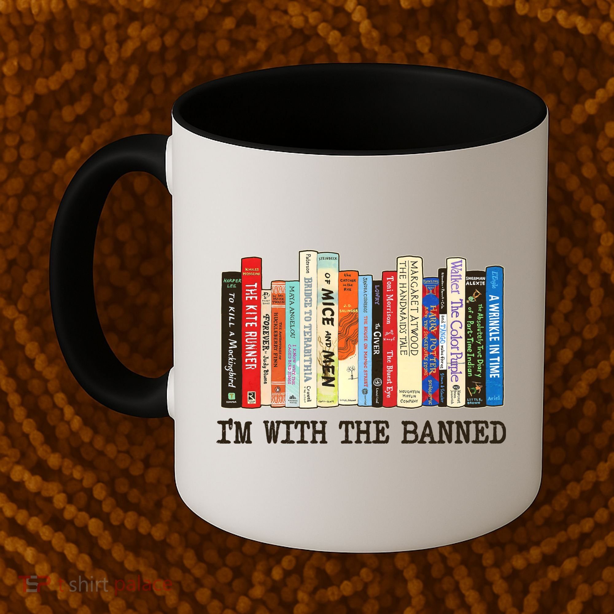 I'm With The Banned Read Banned Books Coffee Mug