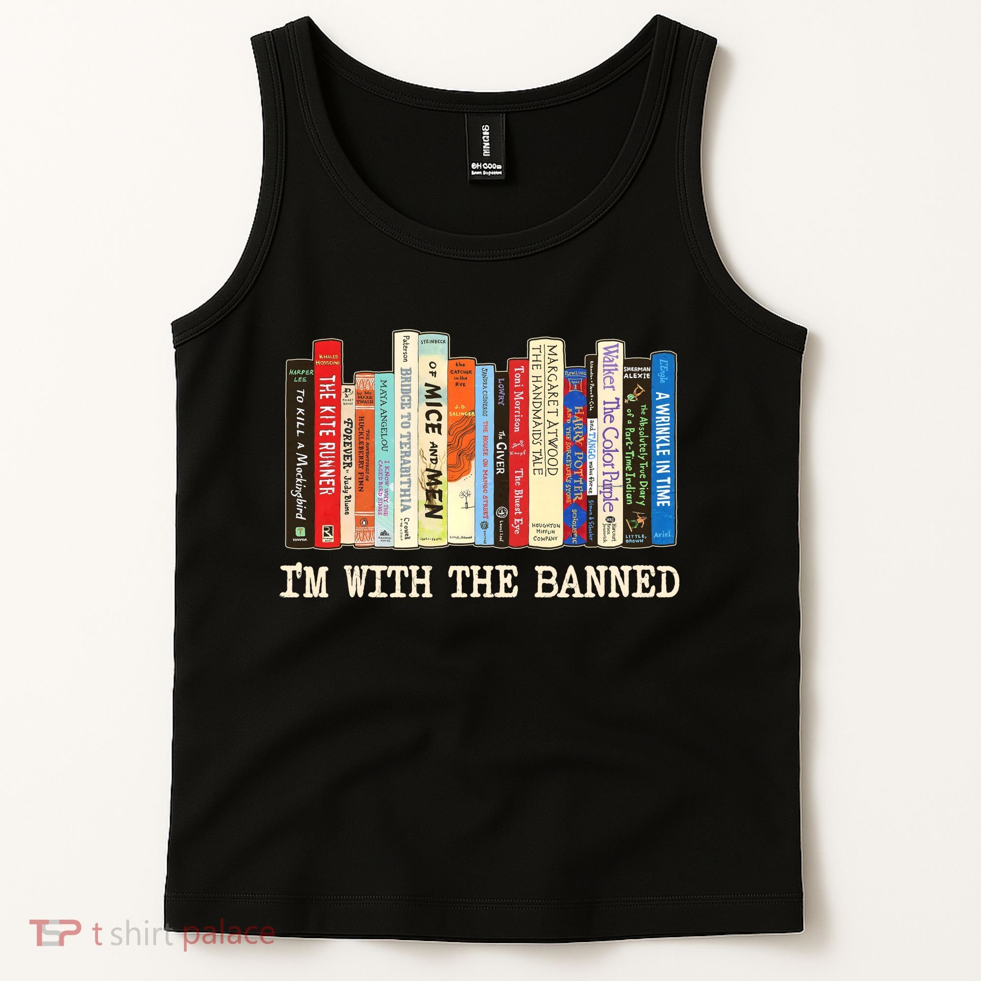 I'm With The Banned Read Banned Books Tank Top