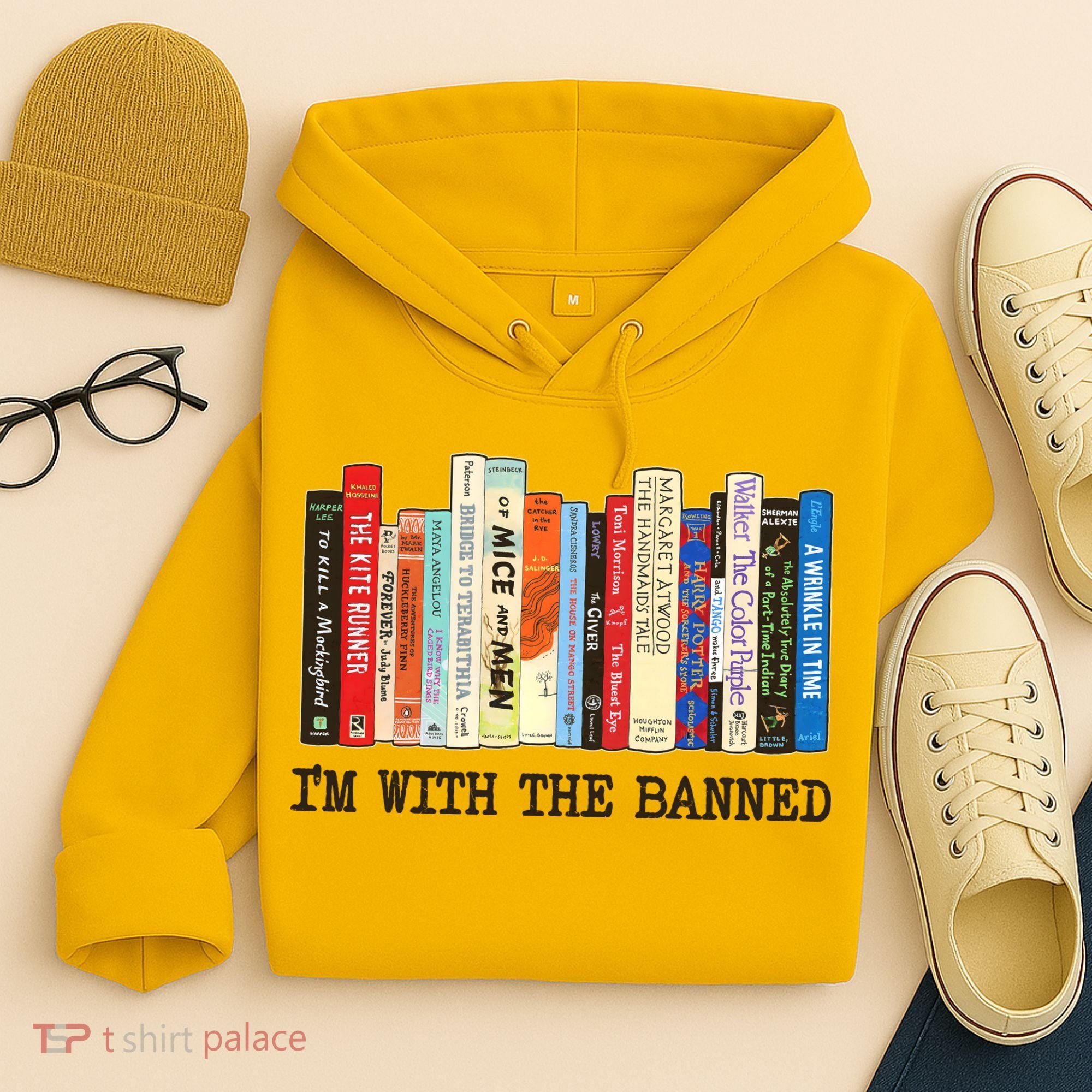 I'm With The Banned Read Banned Books Hoodie