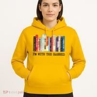 I'm With The Banned Read Banned Books Hoodie thumb 5