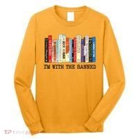 I'm With The Banned Read Banned Books Long Sleeve Shirt thumb 0
