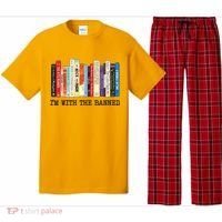 I'm With The Banned Read Banned Books Pajama Set thumb 0