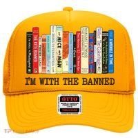 I'm With The Banned Read Banned Books Hat thumb 0