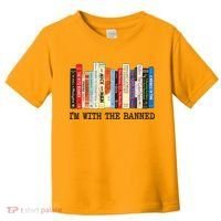 I'm With The Banned Read Banned Books Toddler T-Shirt thumb 0