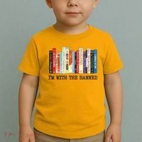 I'm With The Banned Read Banned Books Toddler T-Shirt thumb 2
