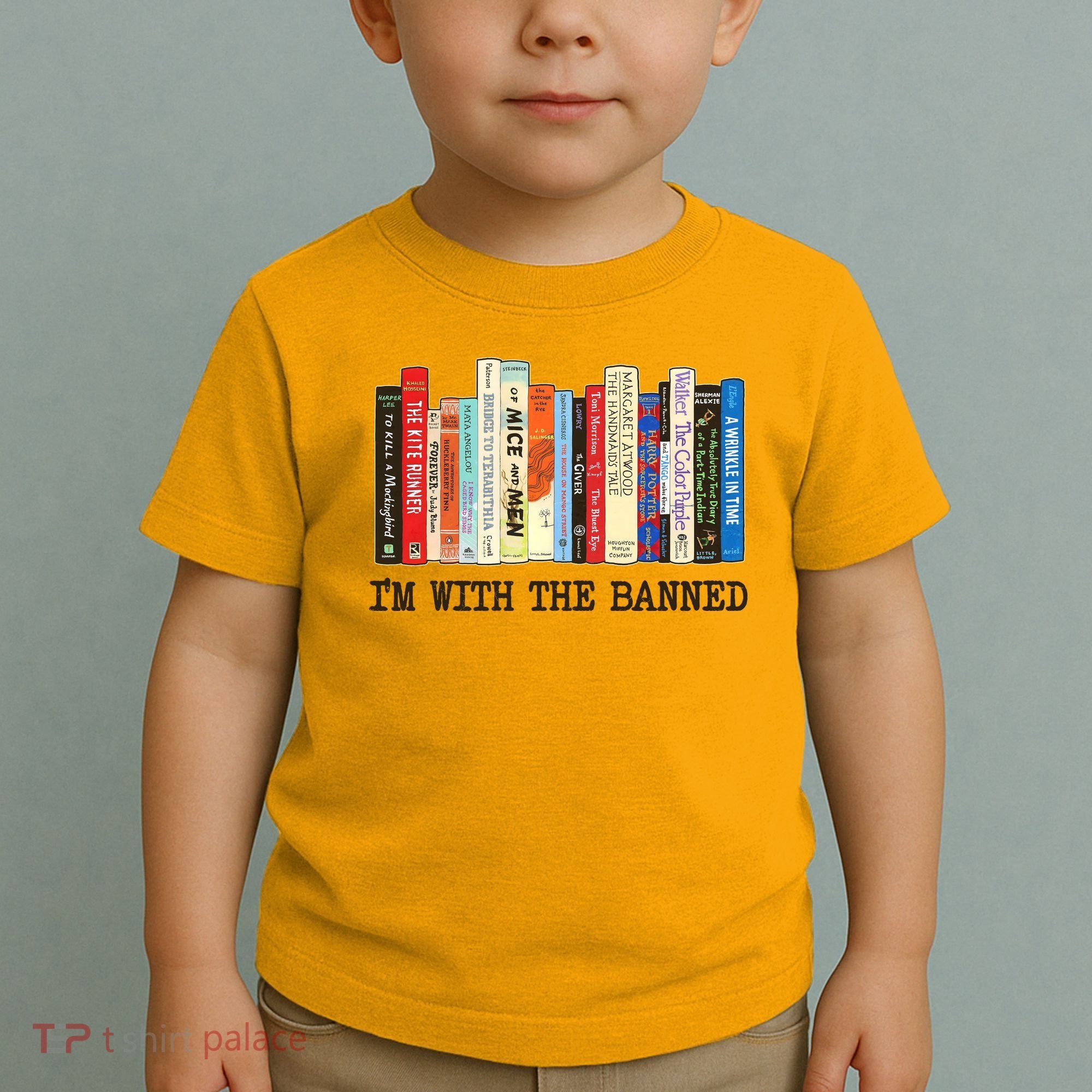 I'm With The Banned Read Banned Books Toddler T-Shirt