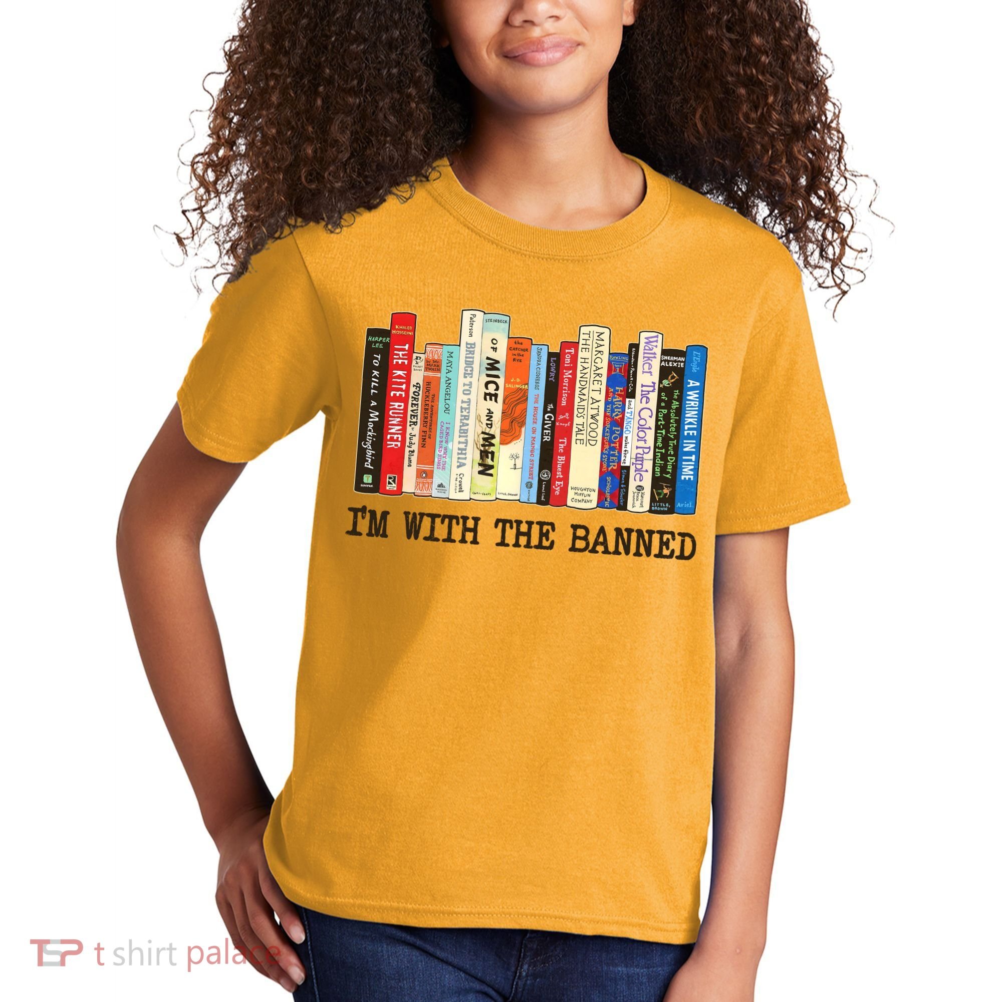 I'm With The Banned Read Banned Books Kids T-Shirt